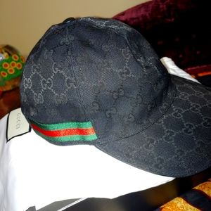 Original GG canvas baseball hat with Web